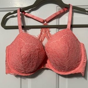 Victoria’s Secret Very Sexy collection unlined bra. 36DD. Coral.  Never worn.